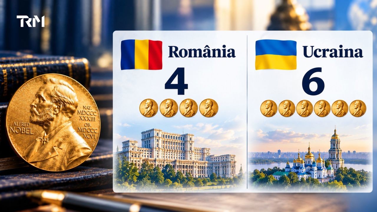 Nobel Prizes: Moldova, Romania, Ukraine's standings and leading countries