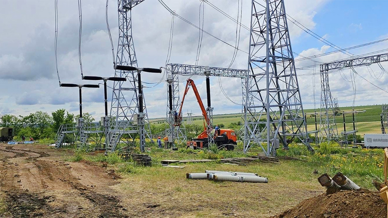 Works on the Vulcănești–Chișinău high-voltage line are nearing completion