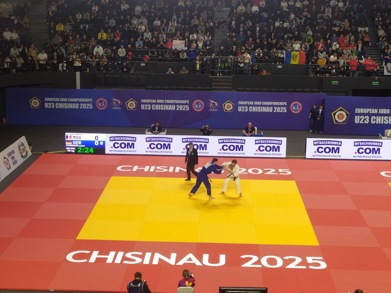 Campionatele Europene de judo „sub 23 de ani” de la Chișinău. Mihail Latîșev este calificat în finală!
