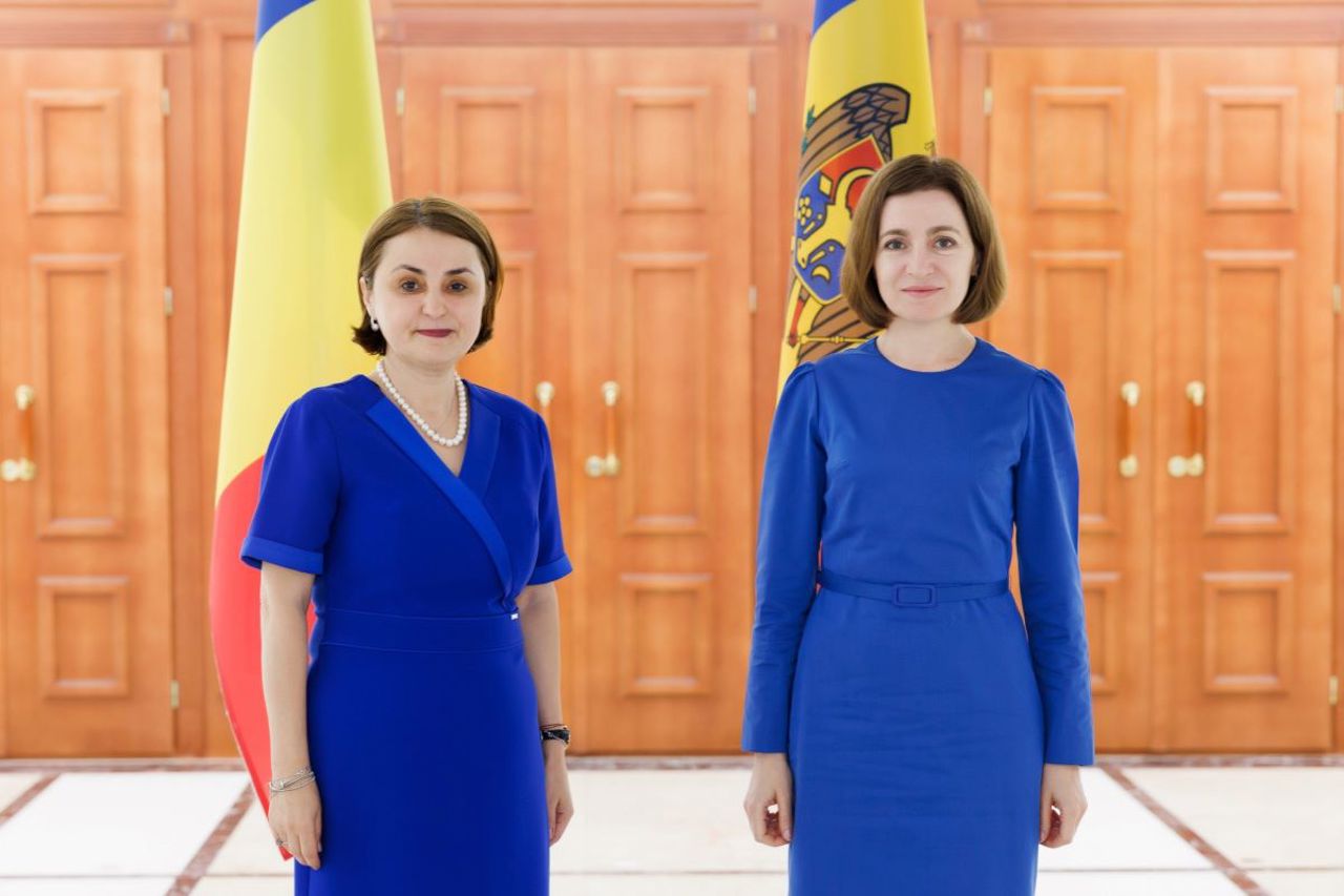 Maia Sandu a primit-o pe noua ministră de Externe a României: „Vom continua să lucrăm împreună pentru a promova prosperitatea”