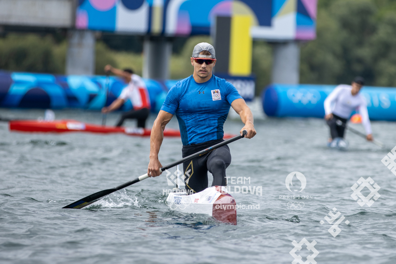 Canoeist Serghei Tarnovschi qualified for the final of the Paris Olympics