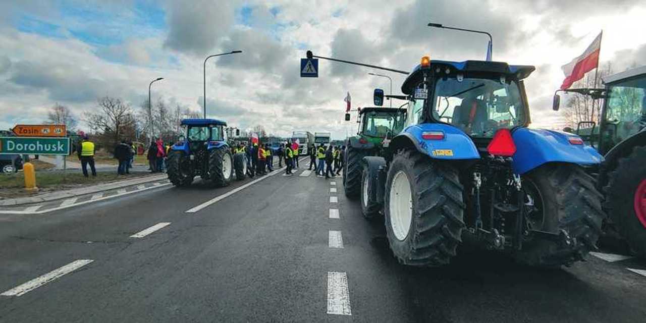 Польские фермеры возобновили акцию протеста на границе с Украиной