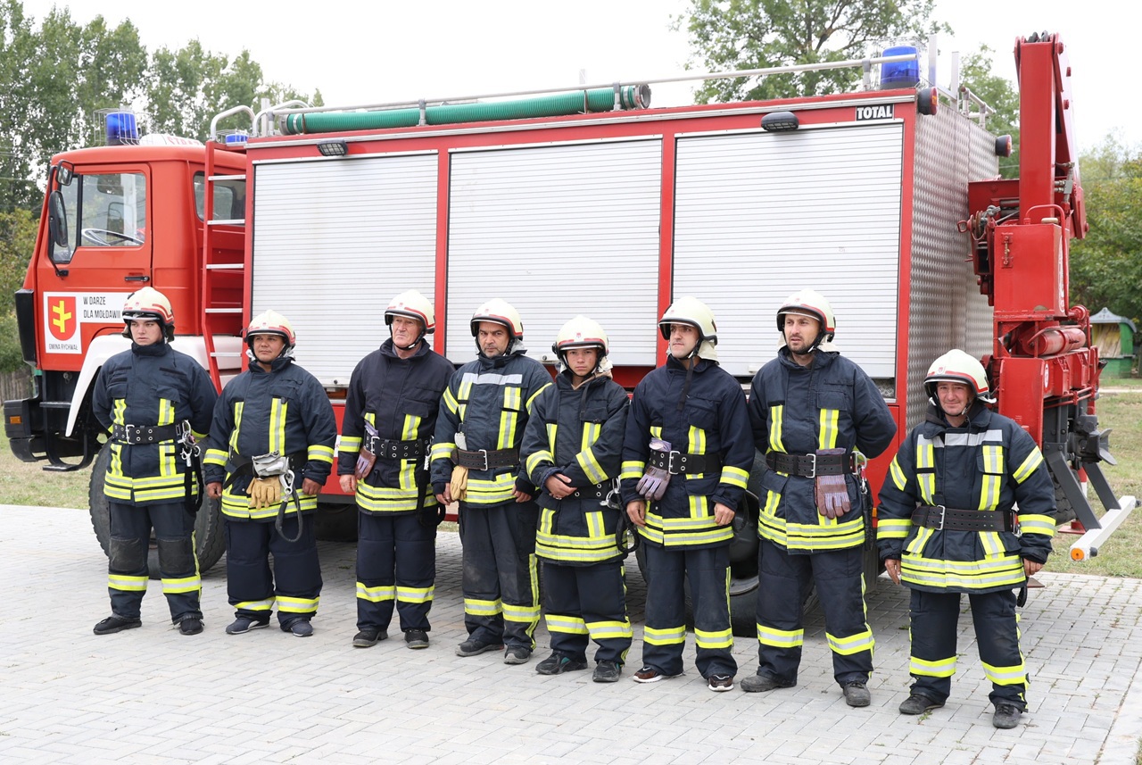 A volunteer rescue and fire station was inaugurated in Zubrești