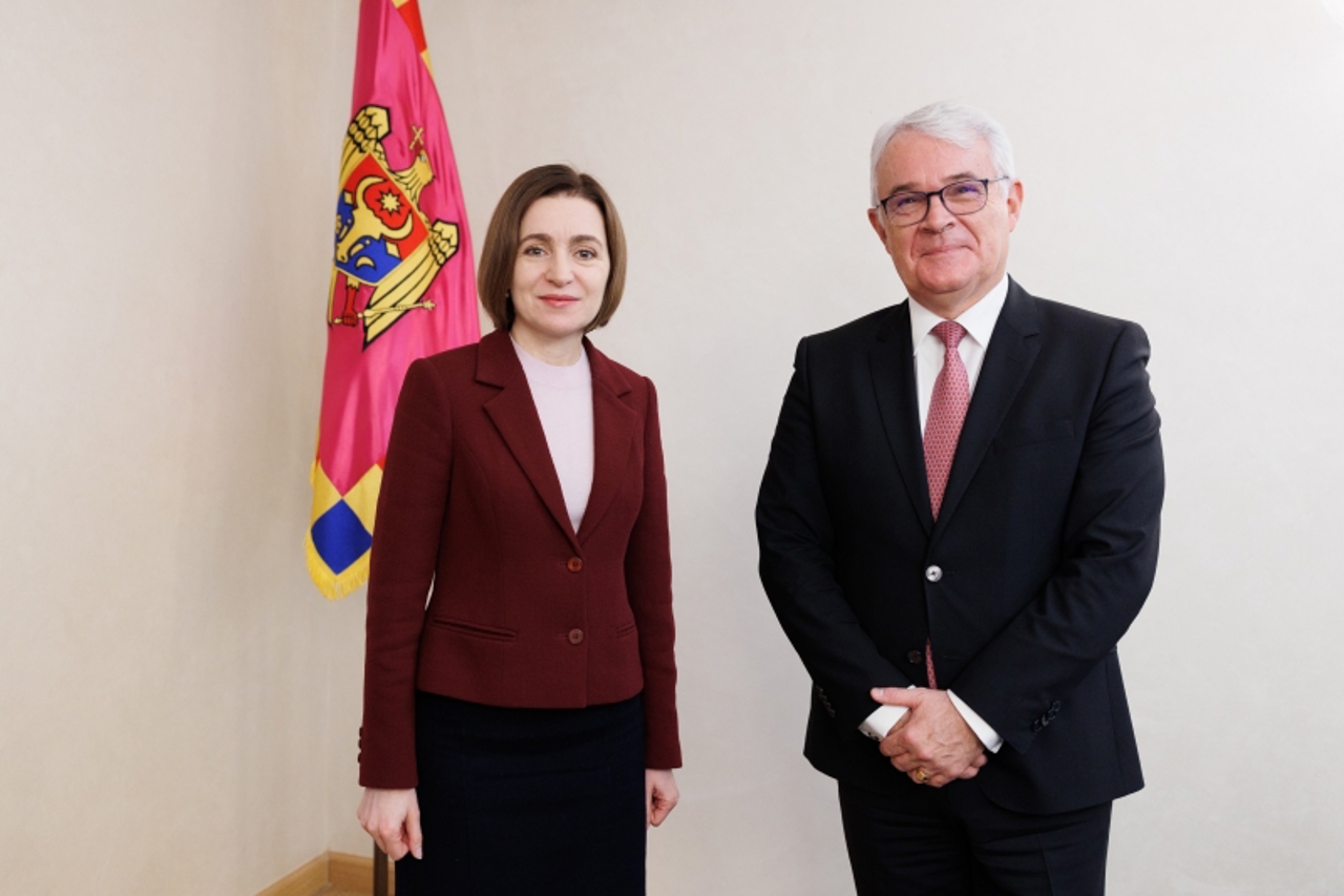 Maia Sandu had a meeting with the head of the National Financial Prosecutor of France, who is visiting Chisinau