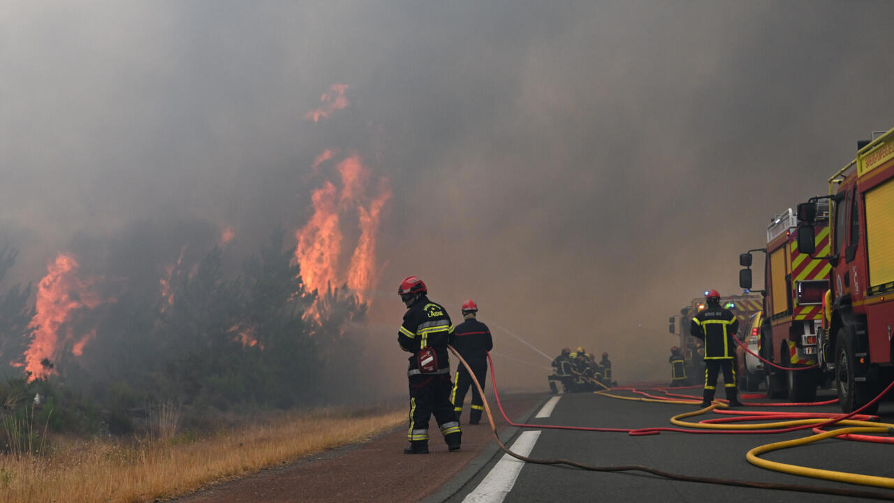 Incendiile de pădure din Spania și Franța: Peste 250.000 de persoane, evacuate 