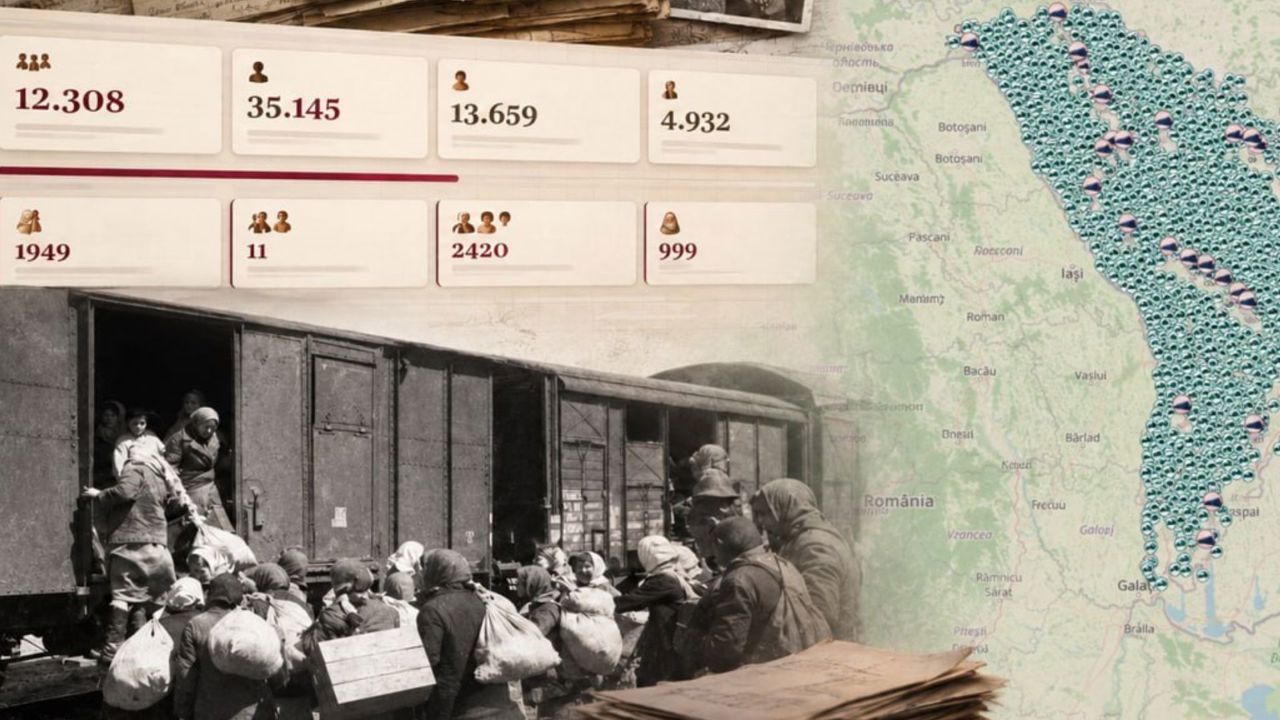Moldoveanul care a creat harta digitală a deportărilor: „Am descoperit aproape 5.000 de mame singure și 7.000 de copii”