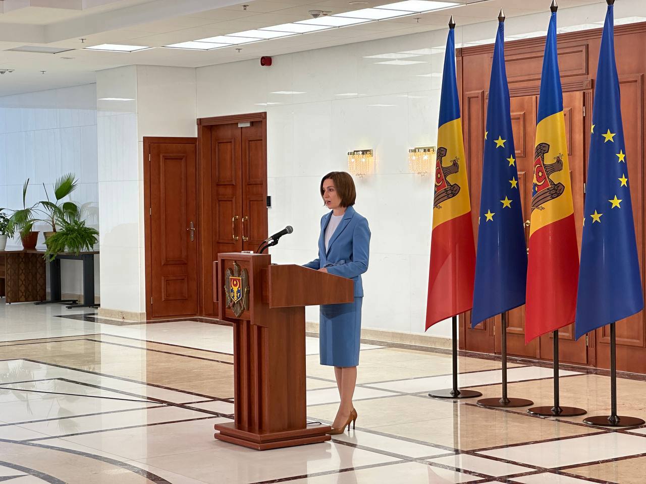 Maia Sandu: „Moldovenii au decis pentru Moldova, în pofida imixtiunilor și banilor pe care Moscova i-a cheltuit”