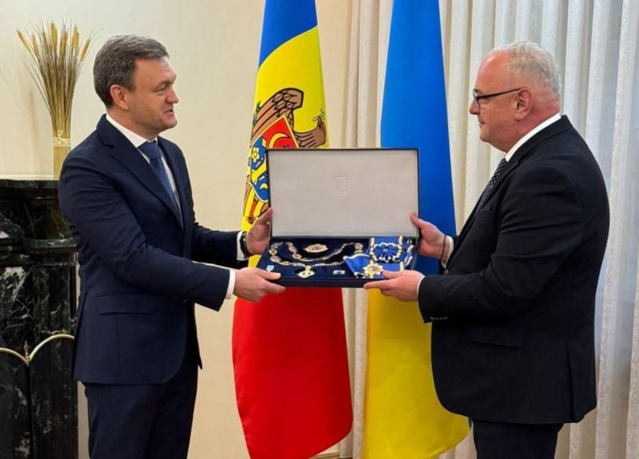 Dorin Recean receives Ukrainian decoration for backing territorial integrity