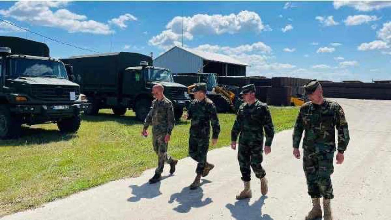 A team of German experts visited the ammunition depots of the National Army. With what purpose