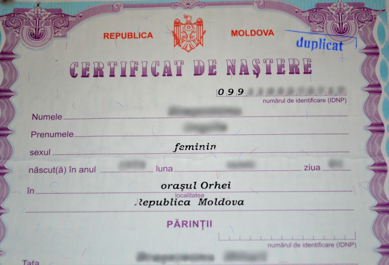 Certificatele de naștere și deces vor fi eliberate în format  digital