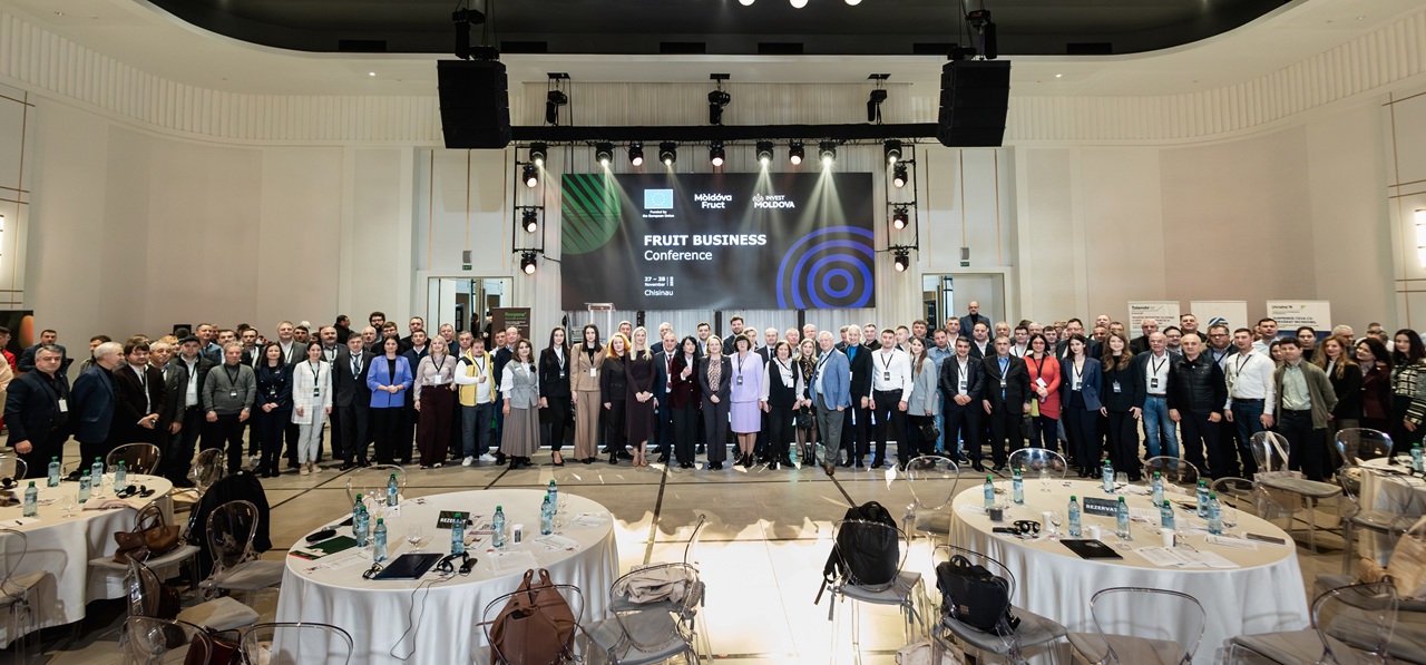 Conferința Businessul Fructelor: „Fructele moldovenești merită să fie pe rafturile magazinelor din Europa și din lume” 