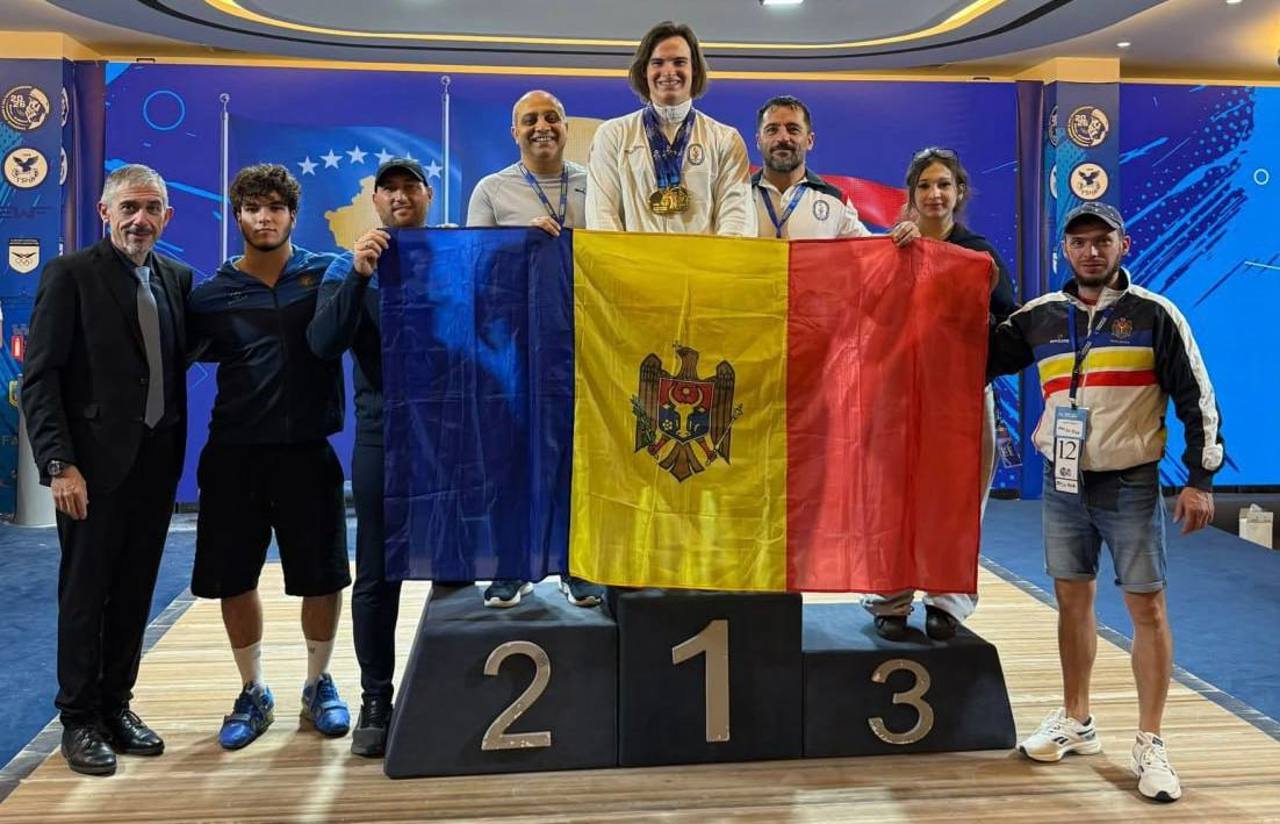 Halterofilul moldovean Alexandru Baldji a devenit campion european de juniori „sub 20 de ani” 