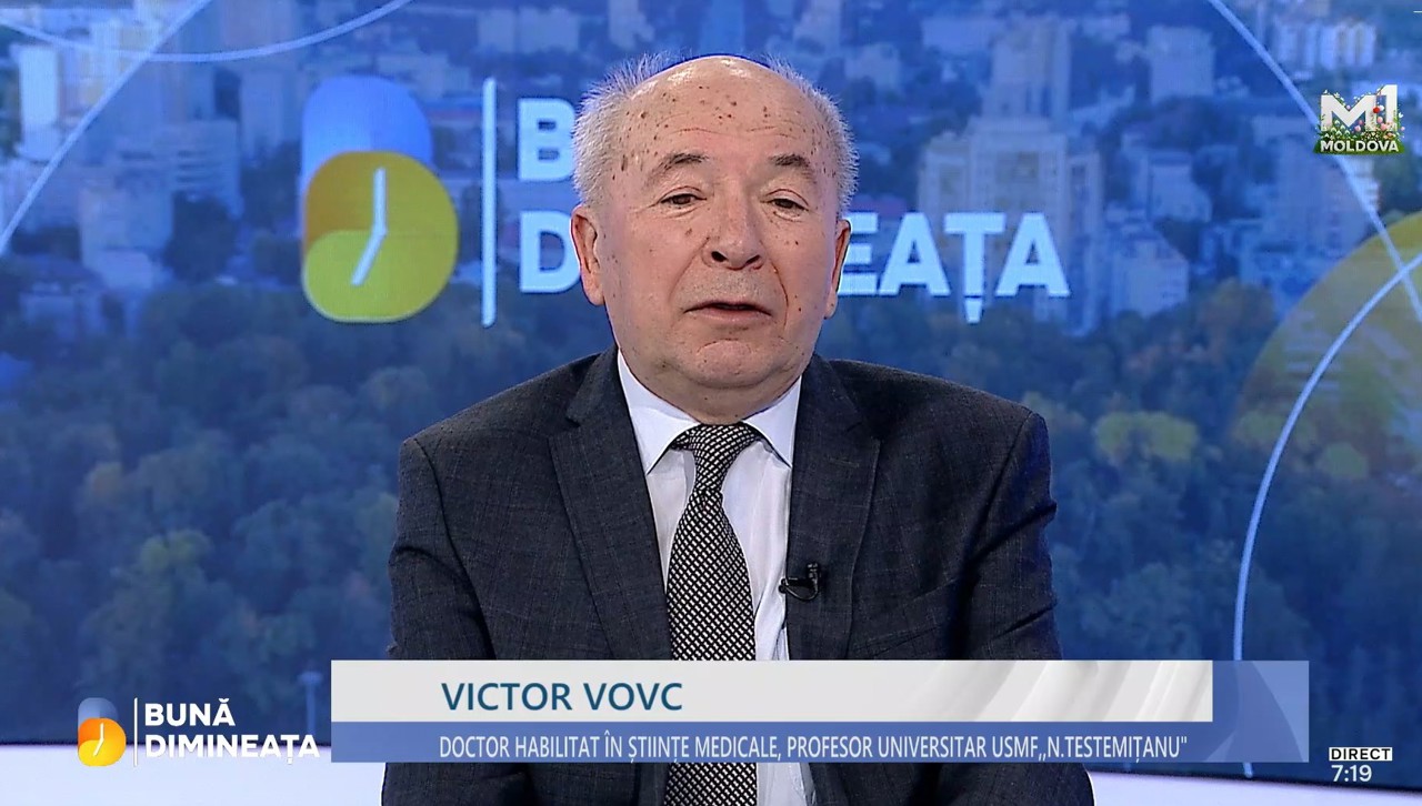 Victor Vovc (captură video - emisiunea Bună Dimineața, Moldova 1)