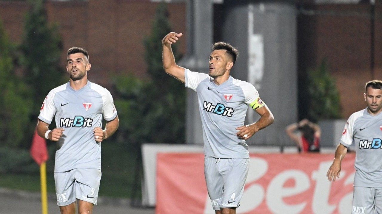 Victorie cu gust de șampanie franțuzească: UTA Arad a învins pe FCSB 