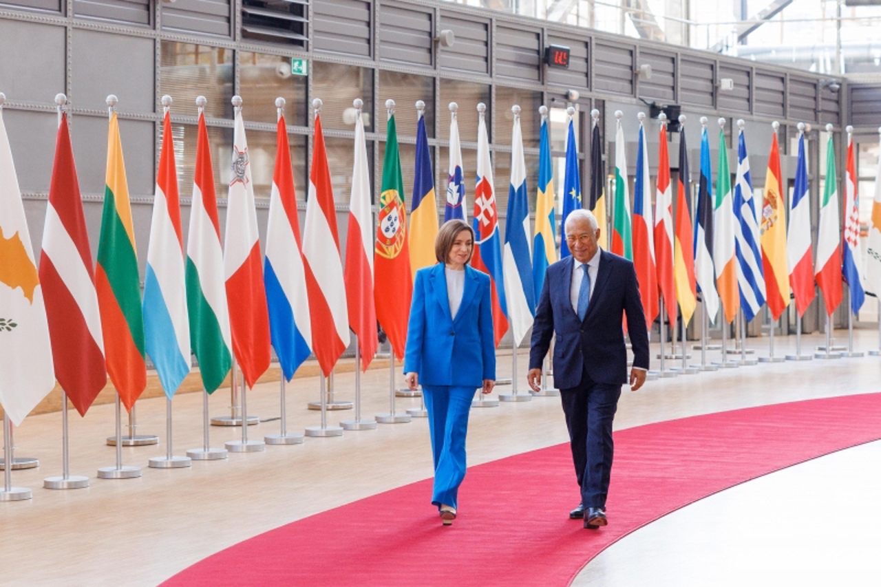 Maia Sandu și António Costa au discutat despre aderarea R. Moldova la UE. Două noi grupuri de capitole ar putea fi deschise săptămâna viitoare