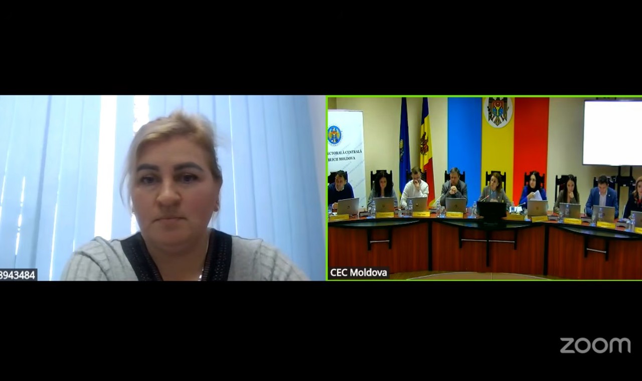 Captură video/ Elena Drucenschi-Grinco, primarul satului Cristești, raionul Nisporeni