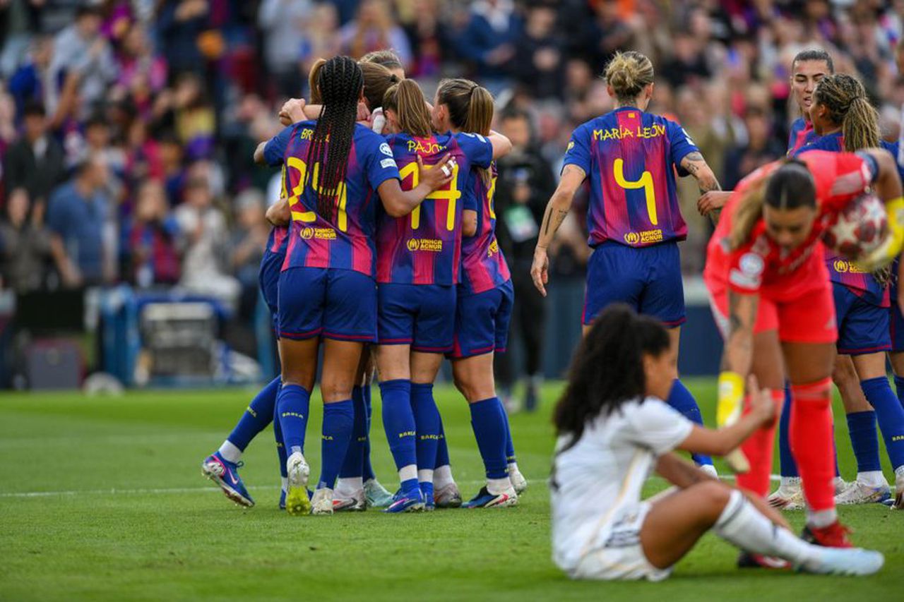 FC Barcelona a dat recital în Liga Campioanelor la fotbal feminin 