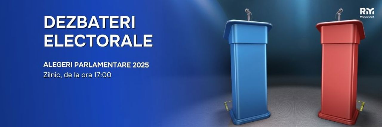 Încep dezbaterile electorale la Radio Moldova, zilnic, de la ora 17:00