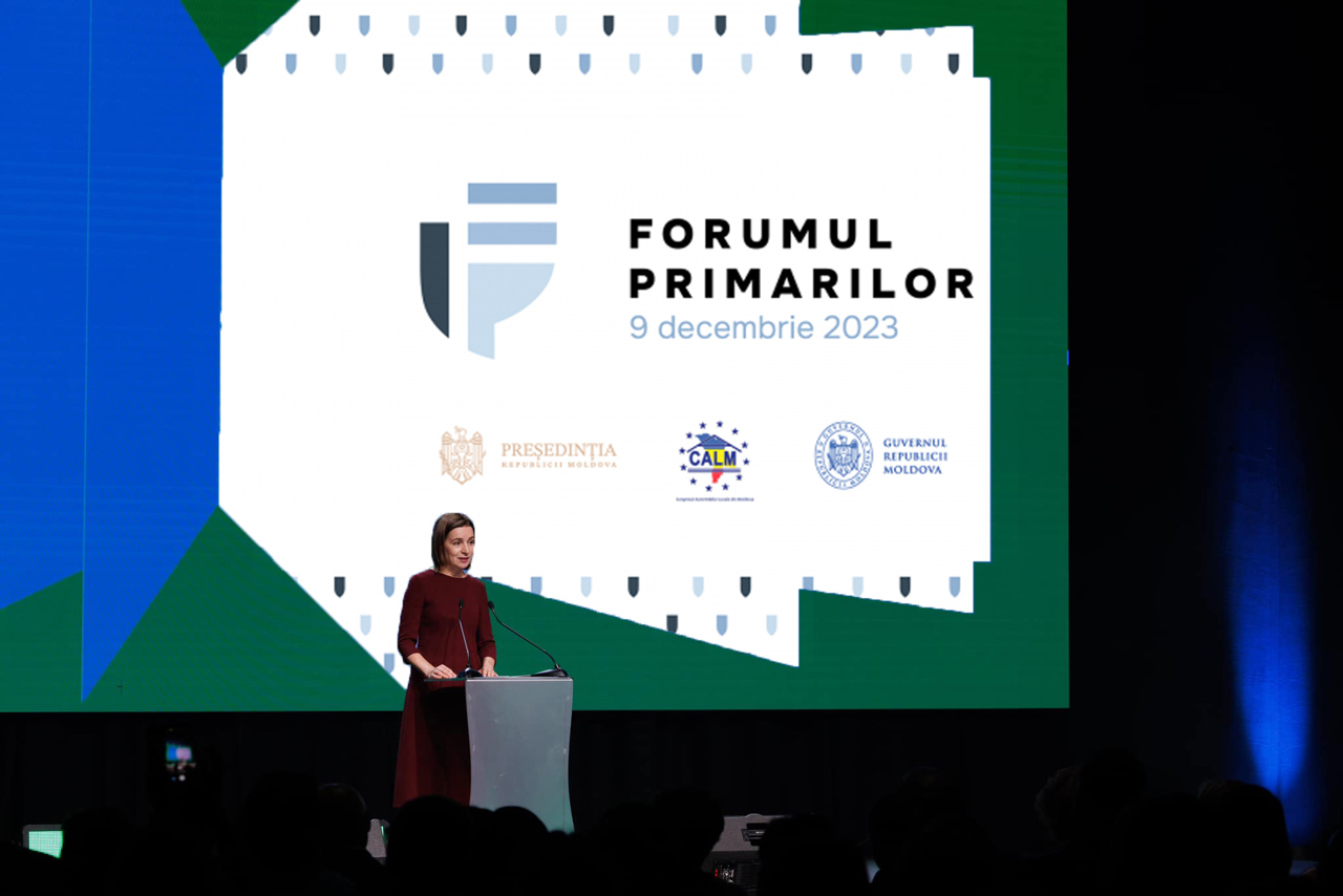 Maia Sandu anunță Forumul primarilor, eveniment organizat sub egida Președinției