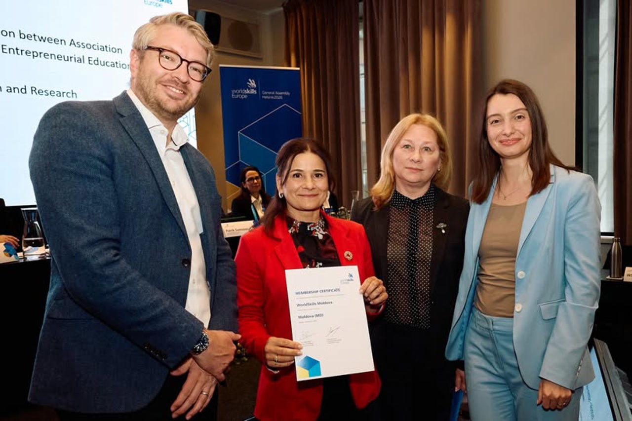 Sistemul educațional din R. Moldova se aliniază standardelor europene prin WorldSkills Europe