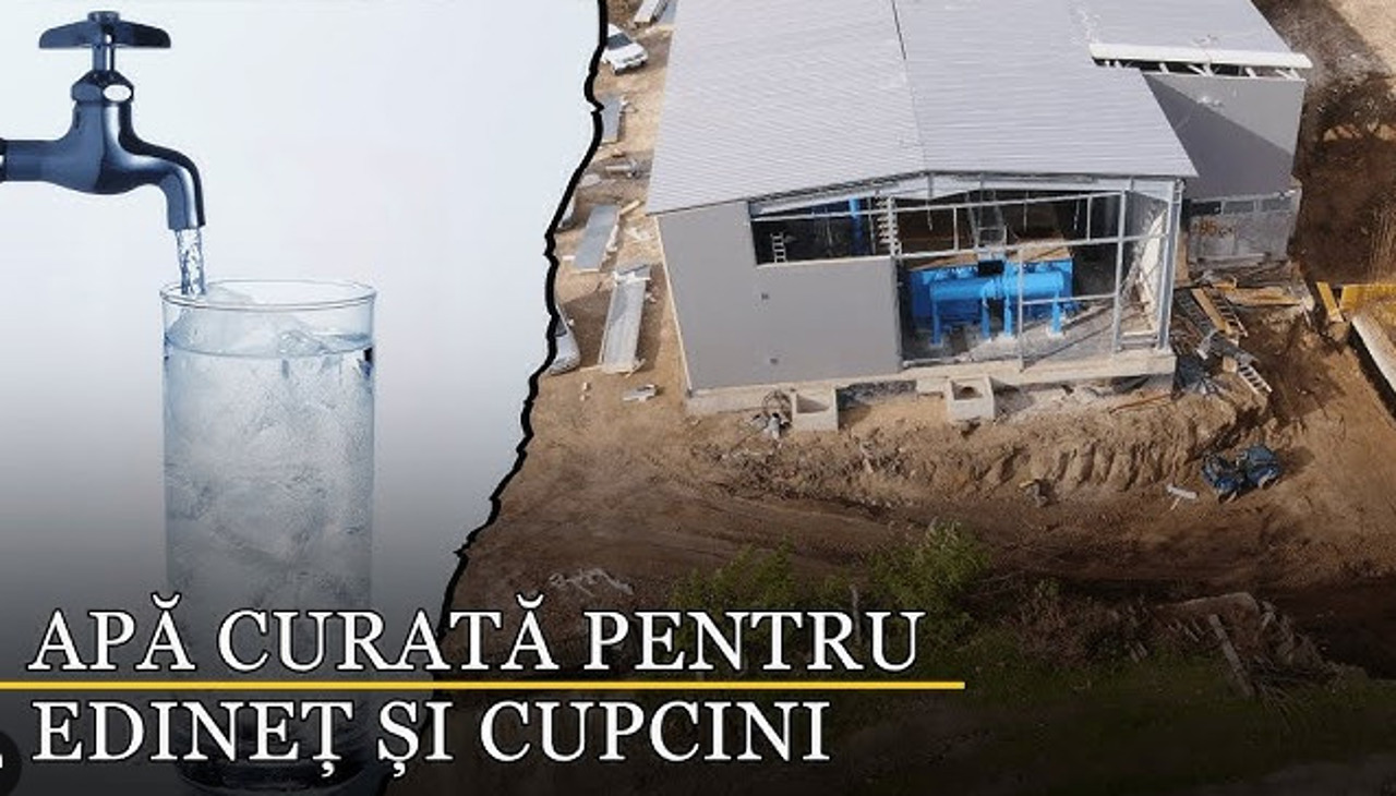 Investiție europeană la Edineț: Cea mai mare stație de tratare a apei prin programul „Europa pentru Moldova”