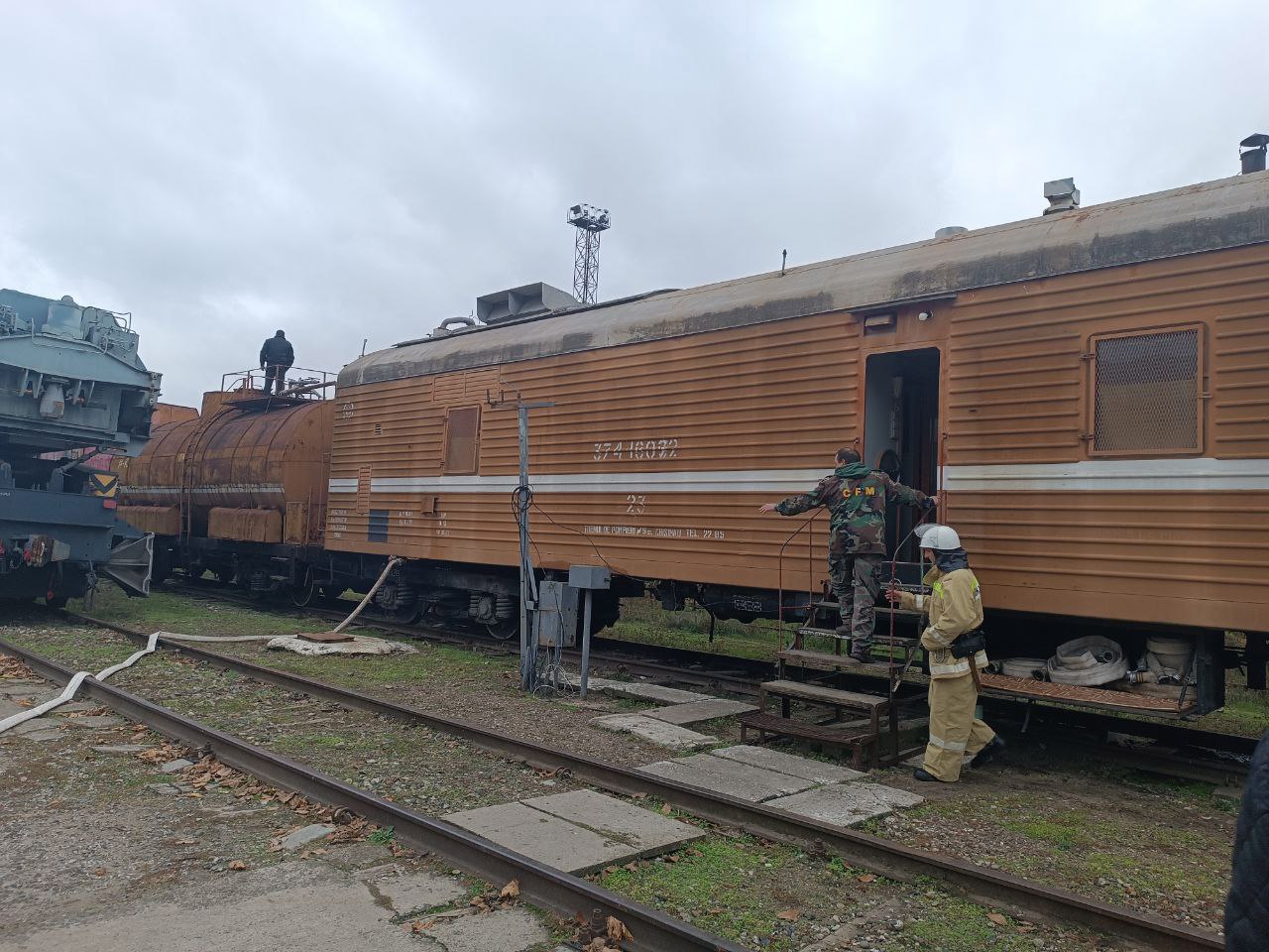 Chisinau fire train, increasingly involved in rescue missions