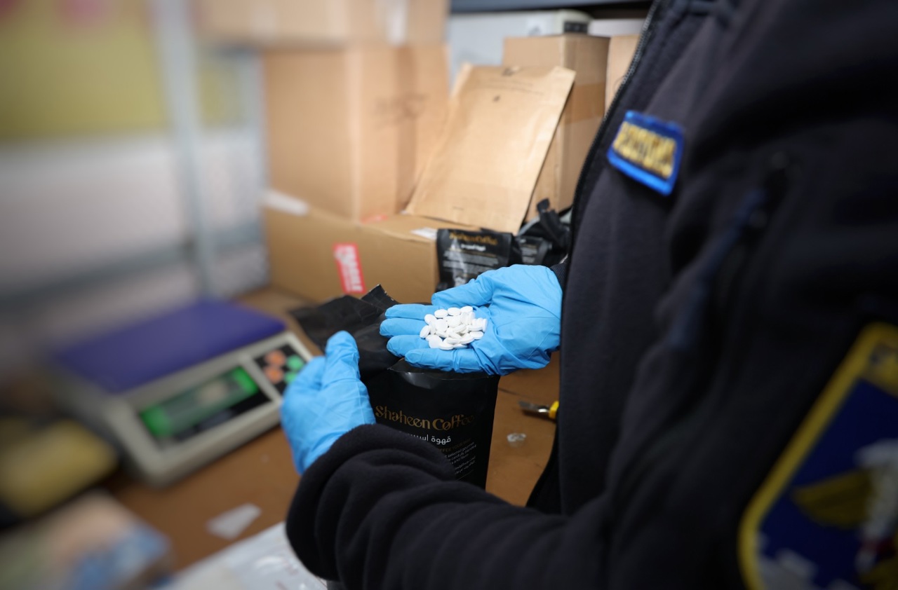 16 kilograms of drugs in coffee packets, detected by customs officials in two postal shipments