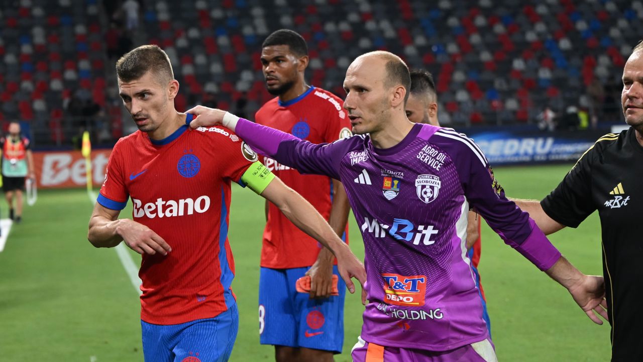 Denis Rusu a contribuit la victoria echipei sale, iar FCSB-ul este în cădere liberă 