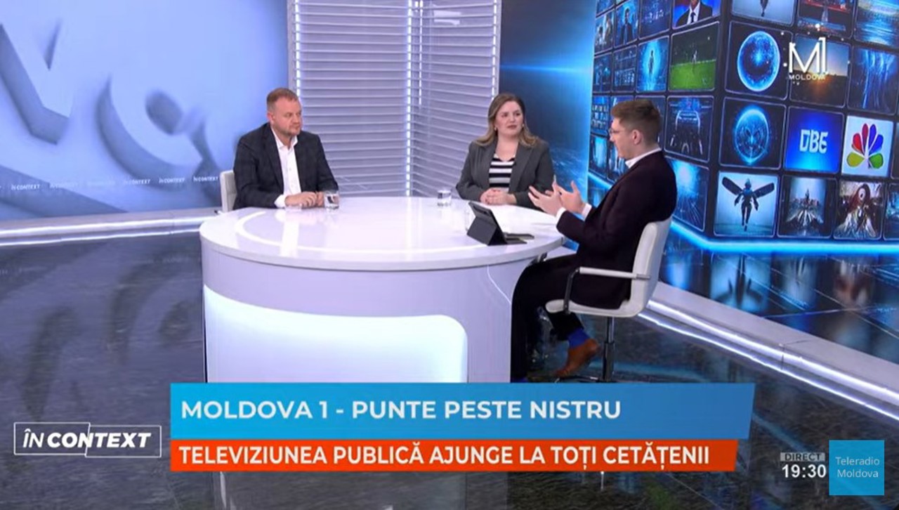 Parlamentar: Transmisiunea postului Moldova 1 în regiunea transnistreană, un semn de speranță pentru reintegrarea țării