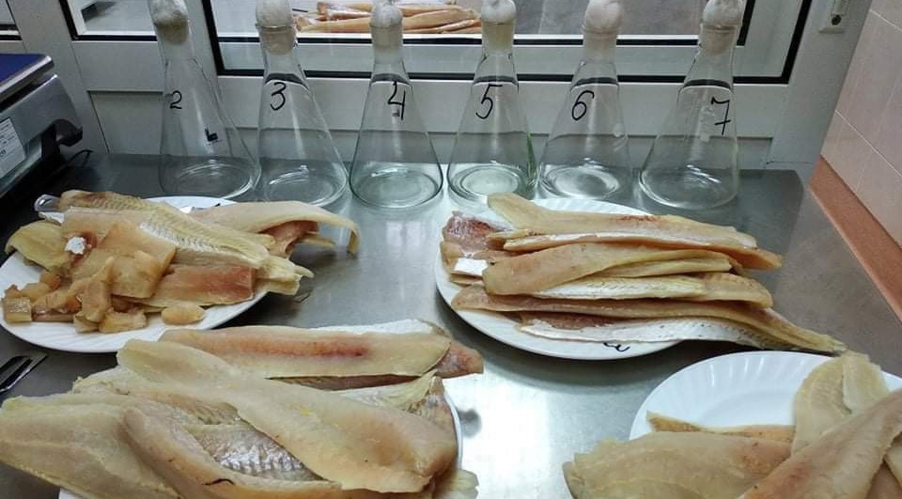 ANSA constată cantități depășite de gheață în produsele congelate de pește și fructe de mare