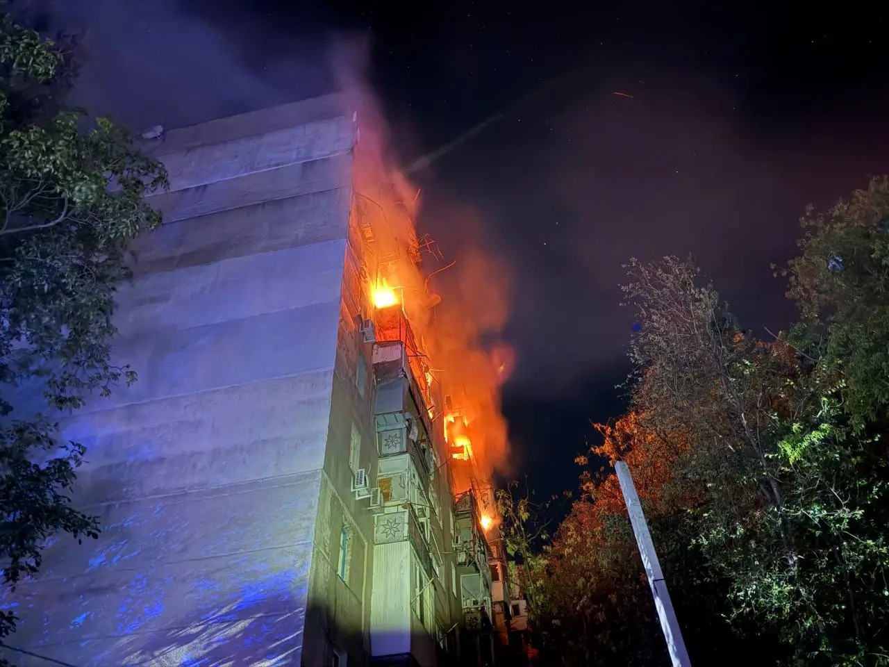 Odesa fire after drone attack; Moscow also targeted