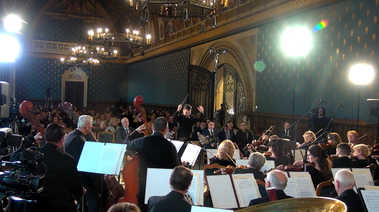 Teleradio-Moldova orchestra performed classical works to audience in Iași