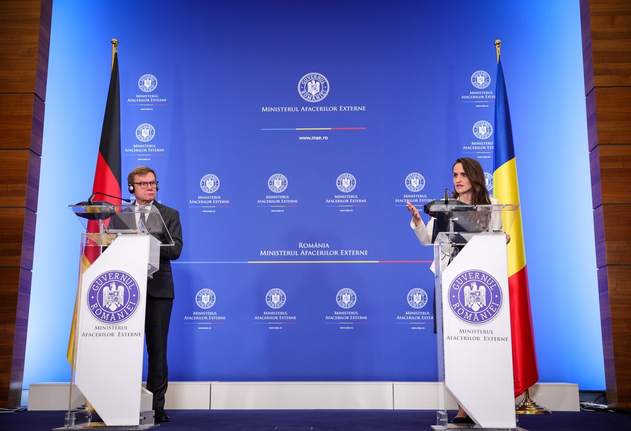 Oana Țoiu și Johann Wadephul: Sprijin pentru Republica Moldova și Ucraina în drumul spre UE