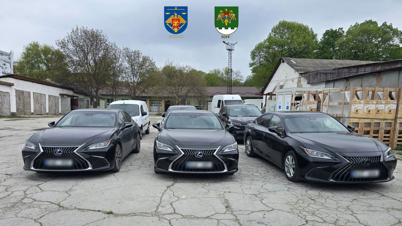 Furau Lexus-uri din UE pentru a le vinde în R. Moldova: Rețea de contrabandă, deconspirată de oamenii legii