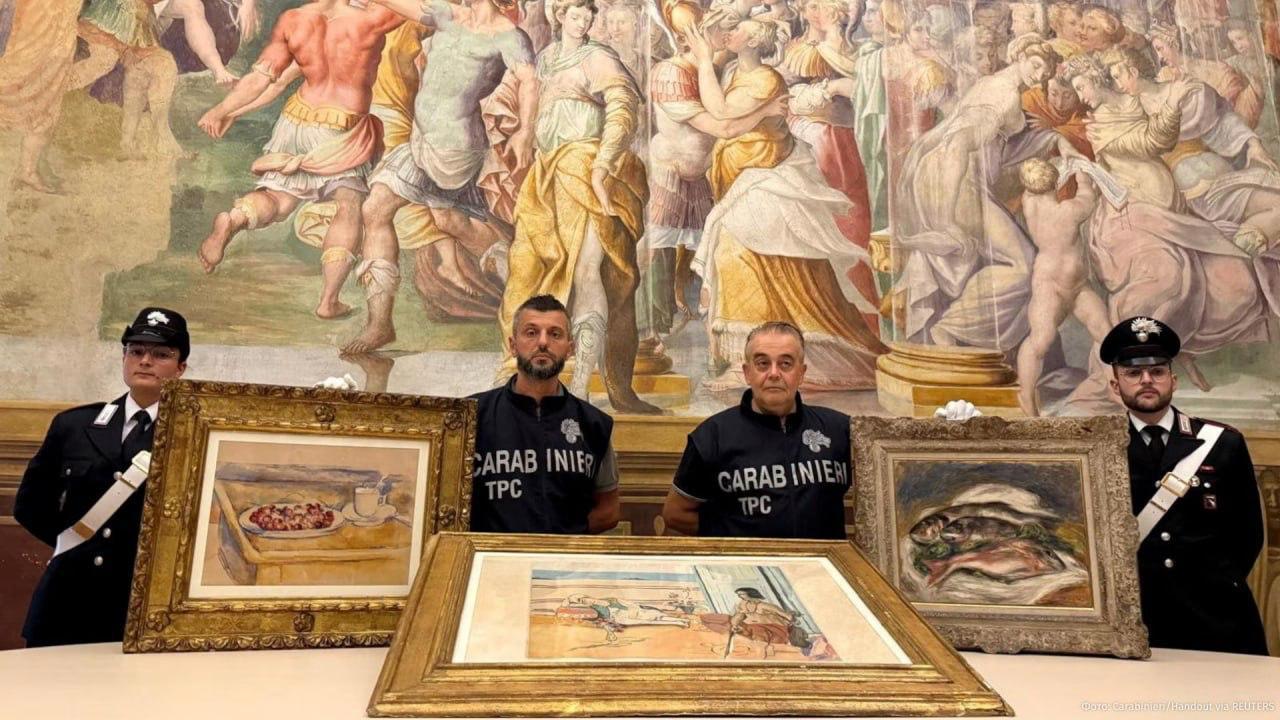 В Италии нашли украденные картины Ренуара, Сезанна и Матисса: девять граждан Молдовы под подозрением
