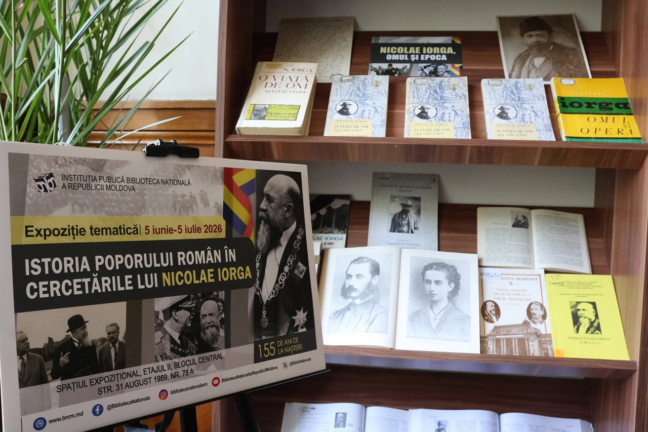 „Istoria poporului român în cercetările lui Nicolae Iorga”, expoziție la Biblioteca Națională timp de o lună 