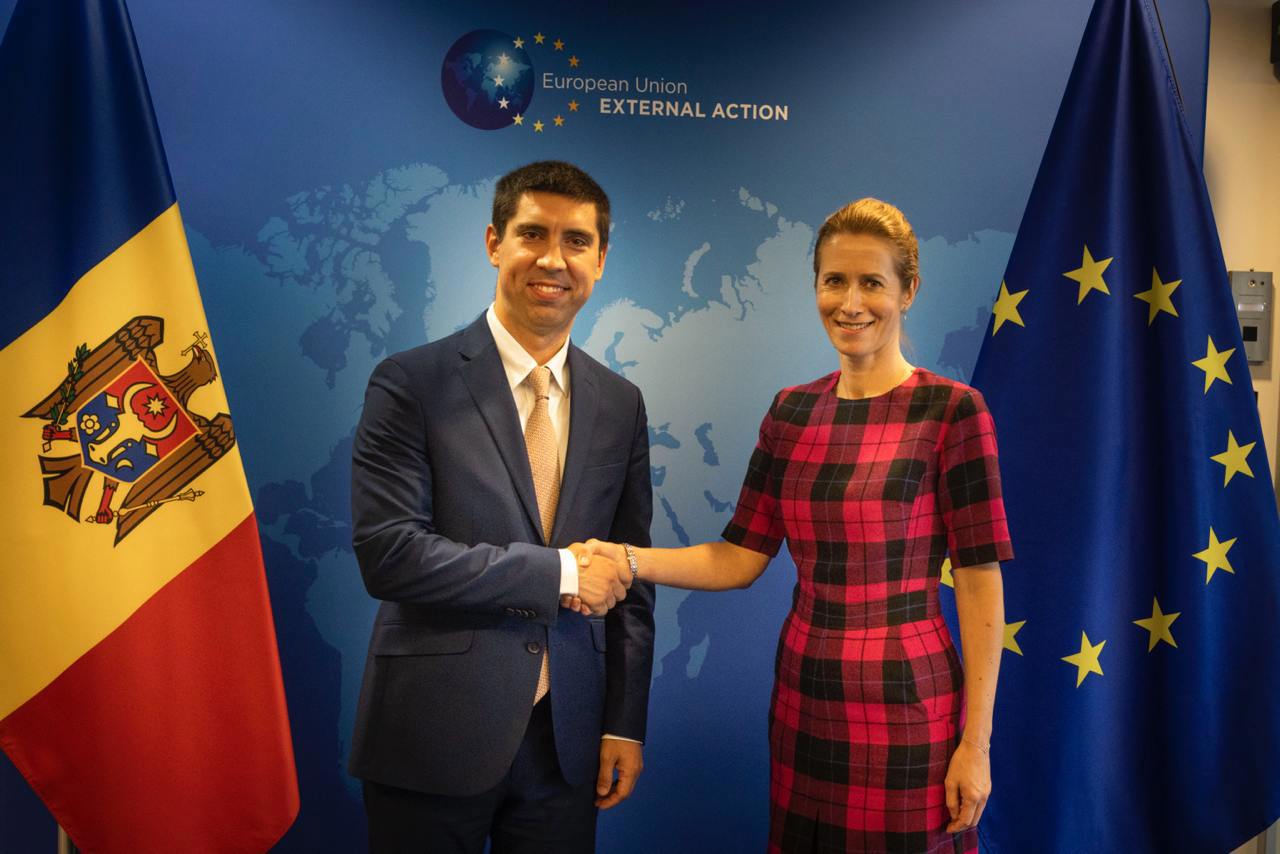„Sprijinul UE pentru Republica Moldova și securitatea regională, discutate de Mihai Popșoi și Kaja Kallas la Bruxelles