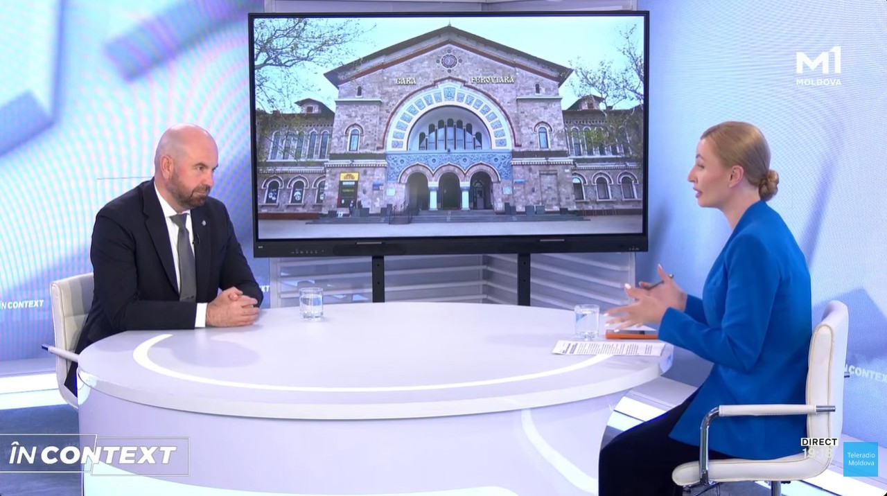 Vladimir Bolea, la Moldova 1: În 2027 începem construcția primei linii de cale ferată cu ecartament european