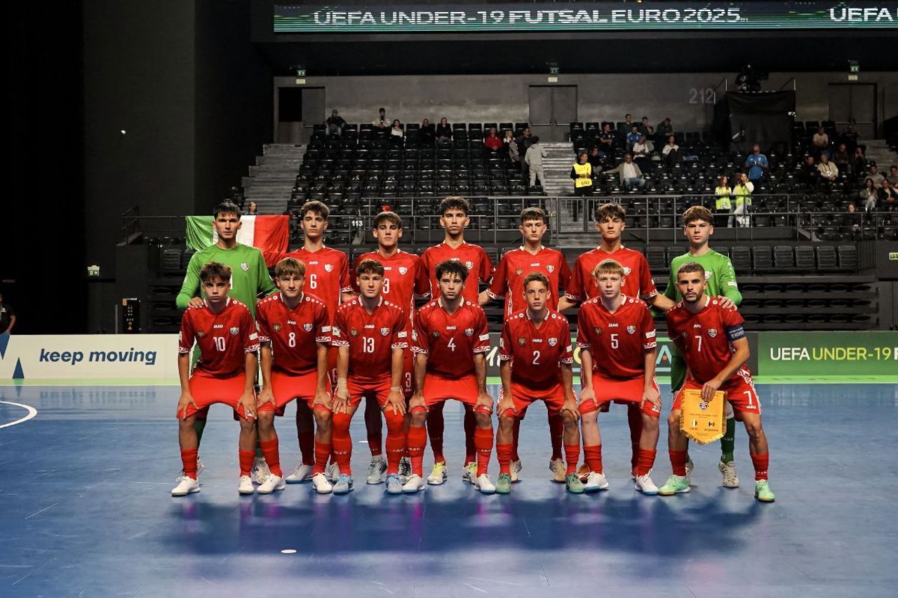 Echipa națională de fotbal a Republicii Moldova a marcat primele goluri la turneul final al Campionatul European de fotbal în sală pentru juniori „sub 19 ani"