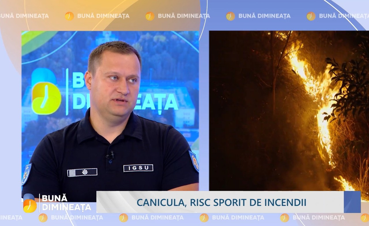 Pericolul incendiilor de vegetație se menține ridicat. IGSU îndeamnă populația la prudență