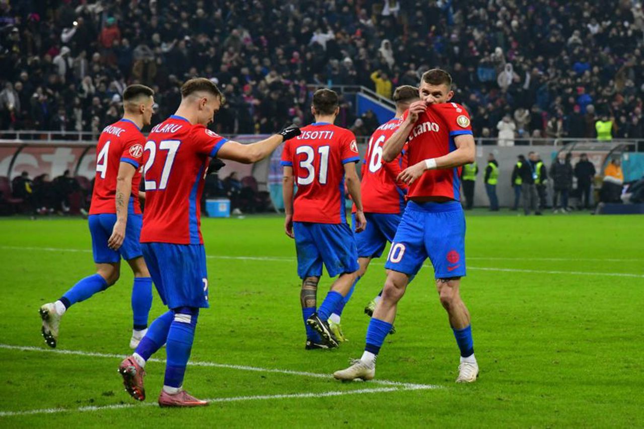 FCSB a obținut a doua victorie consecutivă în Superliga românească de fotbal 