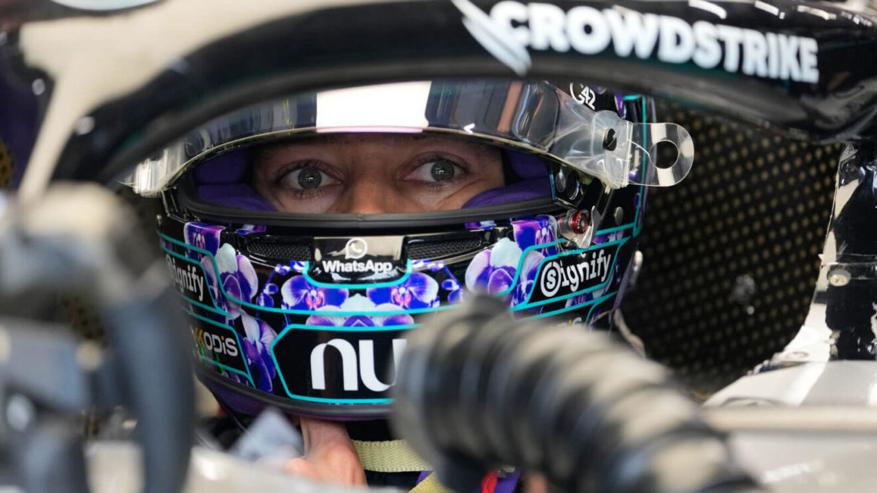 Mercedes driver George Russell paces Singapore GP practice 