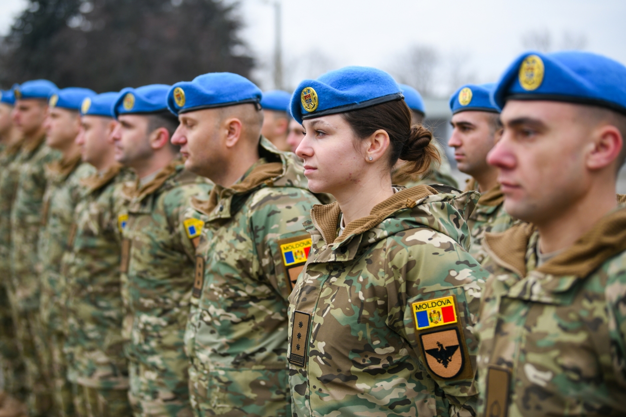 Un nou contingent al Armatei Naționale format din 41 de militari pleacă în Kosovo