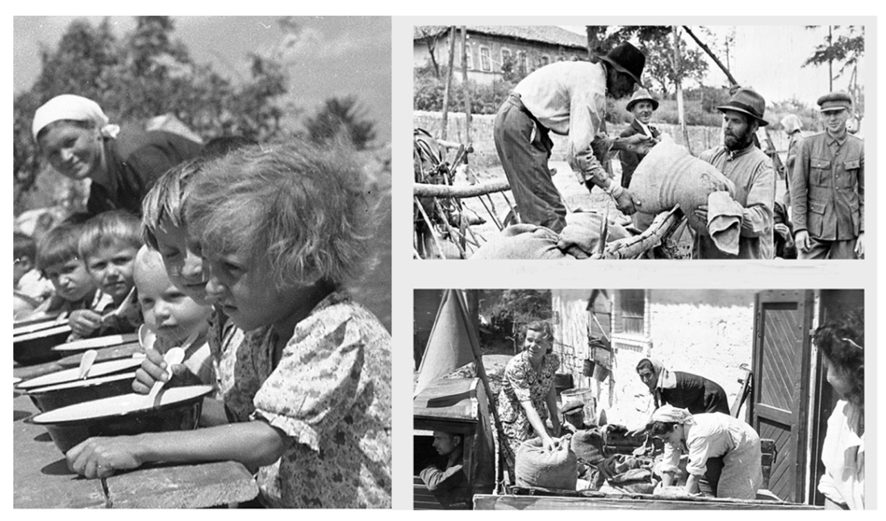 Exhibition on the 1946–1947 famine with documents, photos, maps, and graphics