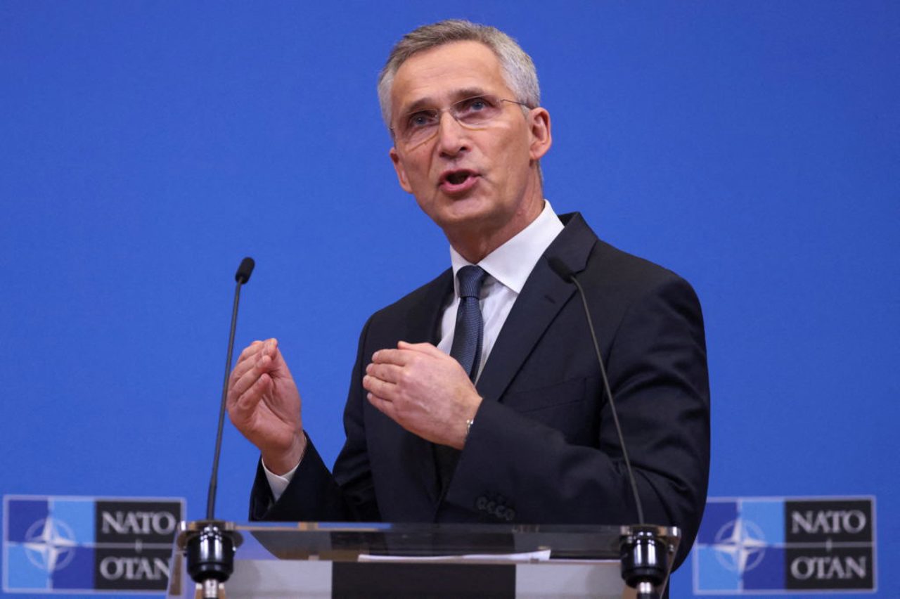 Jens Stoltenberg backs Ukraine's independence and calls for more support amid 'terrible situation' on the battlefield