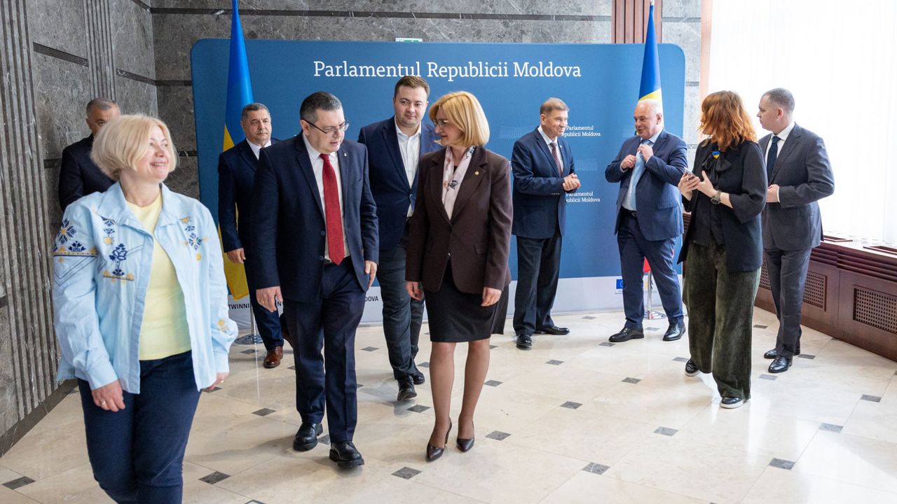 Delegația Radei Supreme de la Kiev, în vizită la Chișinău /Parlamentul Republicii Moldova