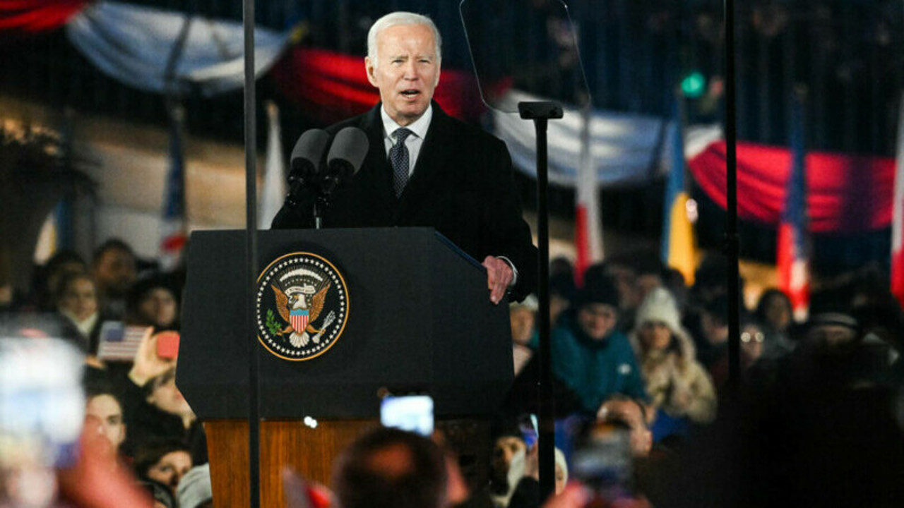 Joe Biden meets Eastern European leaders in Warsaw to reaffirm US support