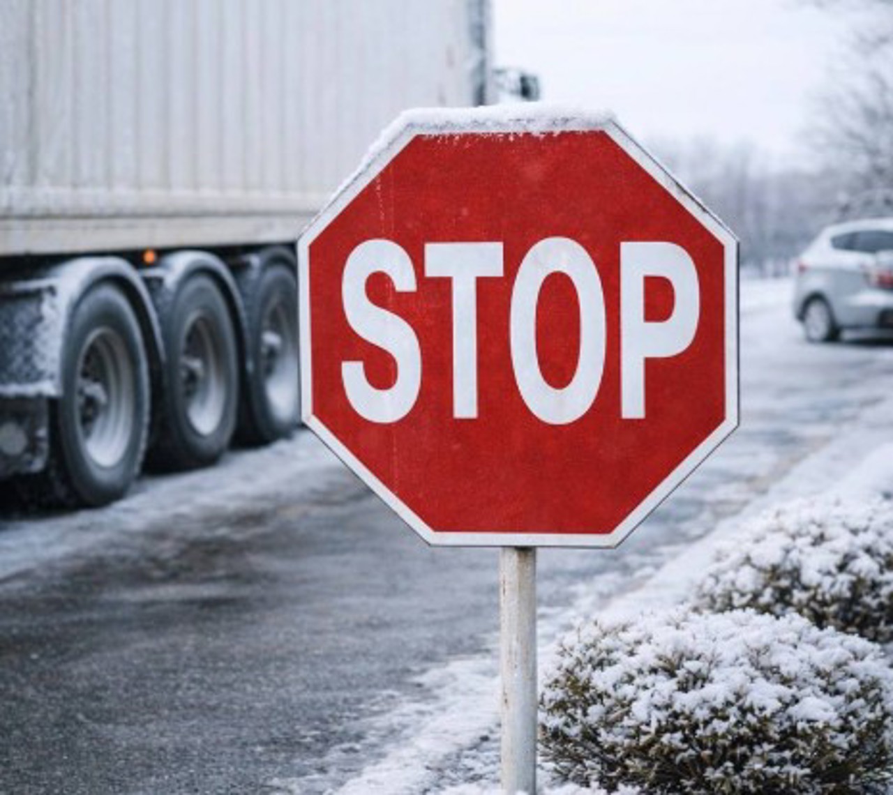 Traficul la punctul de trecere a frontierei Tudora este temporar suspendat pe ambele sensuri