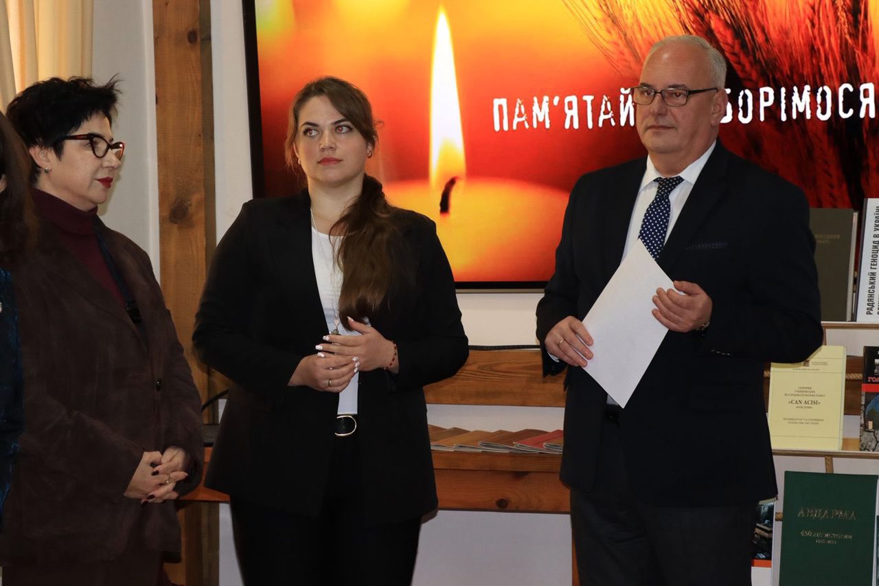  Embassy of Ukraine organized an event in Avdarma to commemorate the victims of the Holodomor