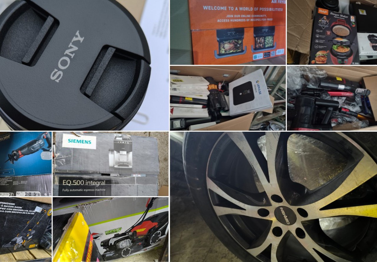 De la anvelope la ceasuri smart: Fiscul scoate la vânzare mau multe bunuri confiscate